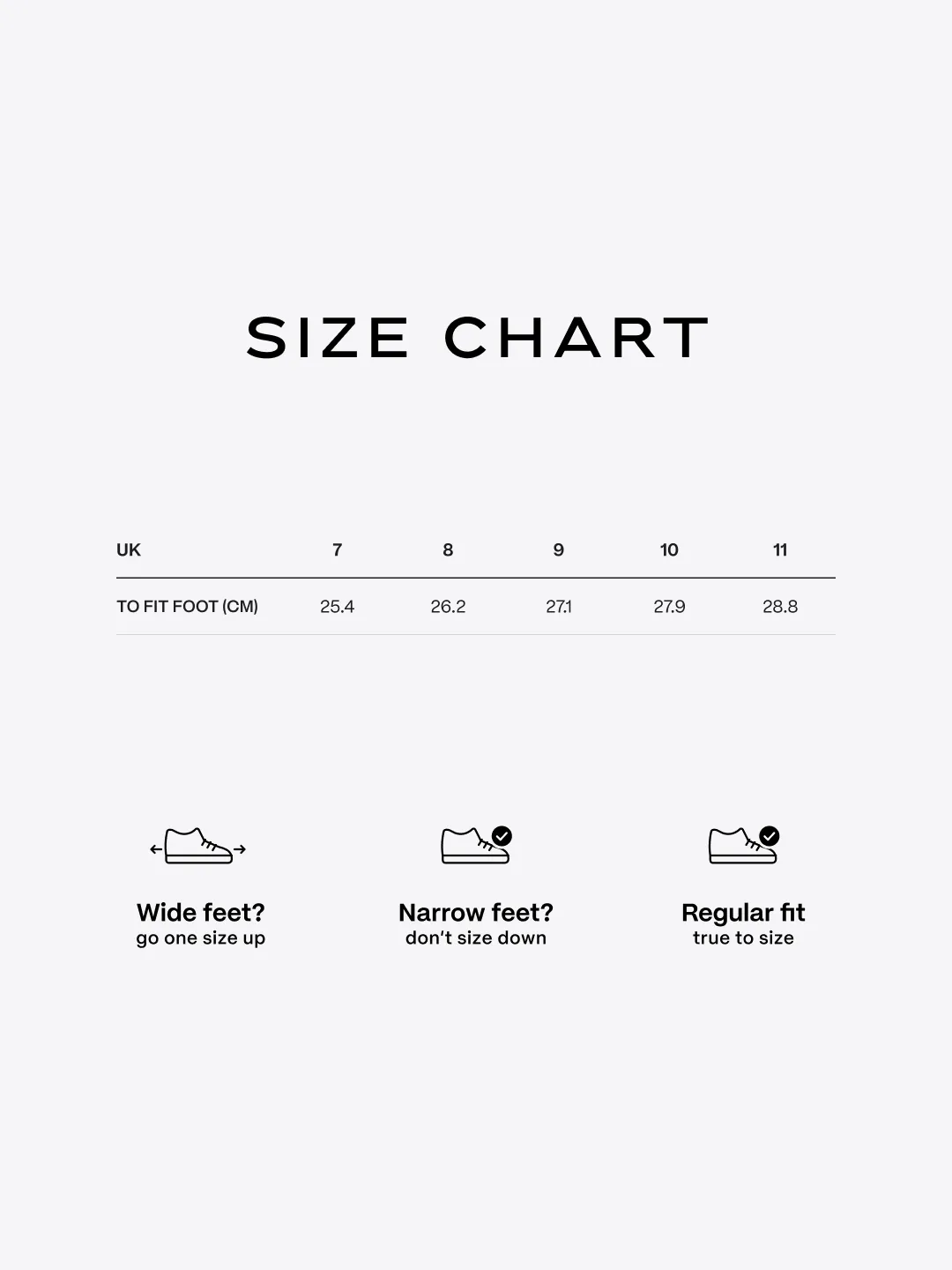 PUMA Electrify Nitro 4 size chart
