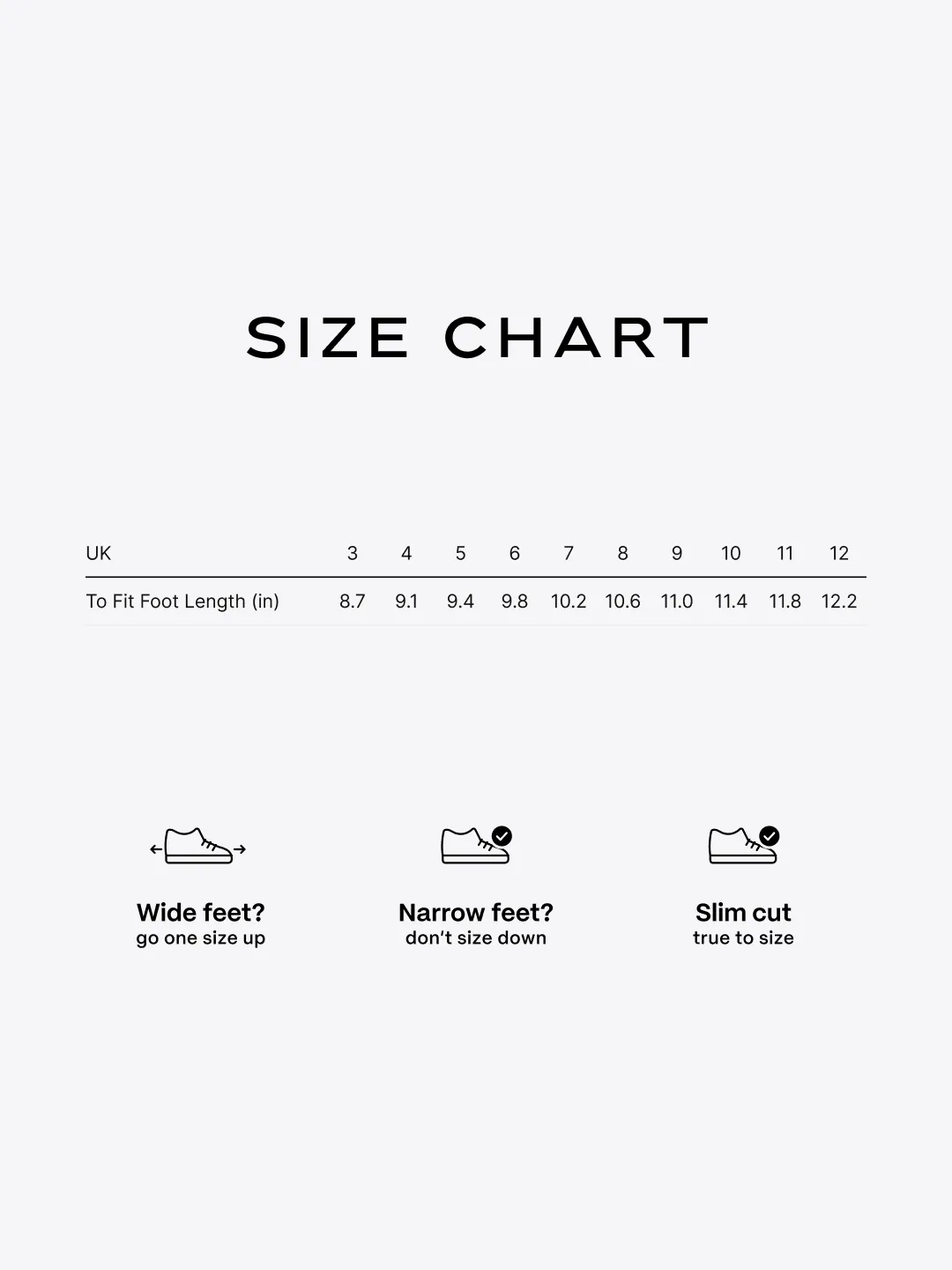 PUMA Palermo Classic Comfort Low Boot size chart