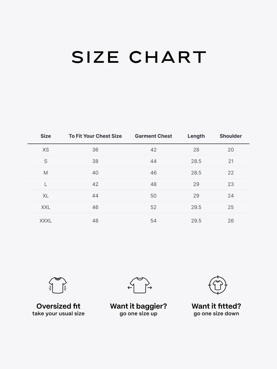 Souled Store Cocoa Oversized Polo size chart