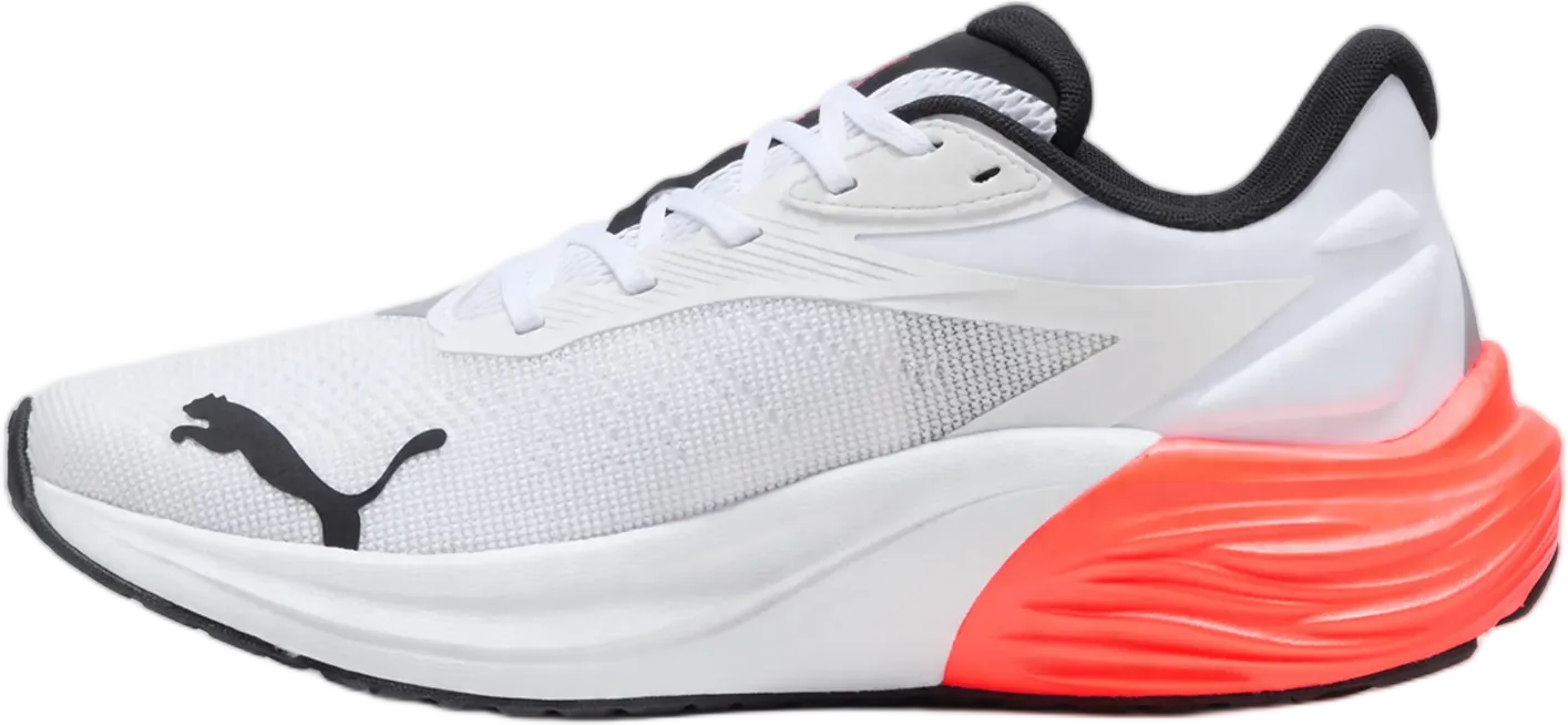 Puma Electrify NITRO™ 4 Running Shoes in PUMA White and Glowing Red
