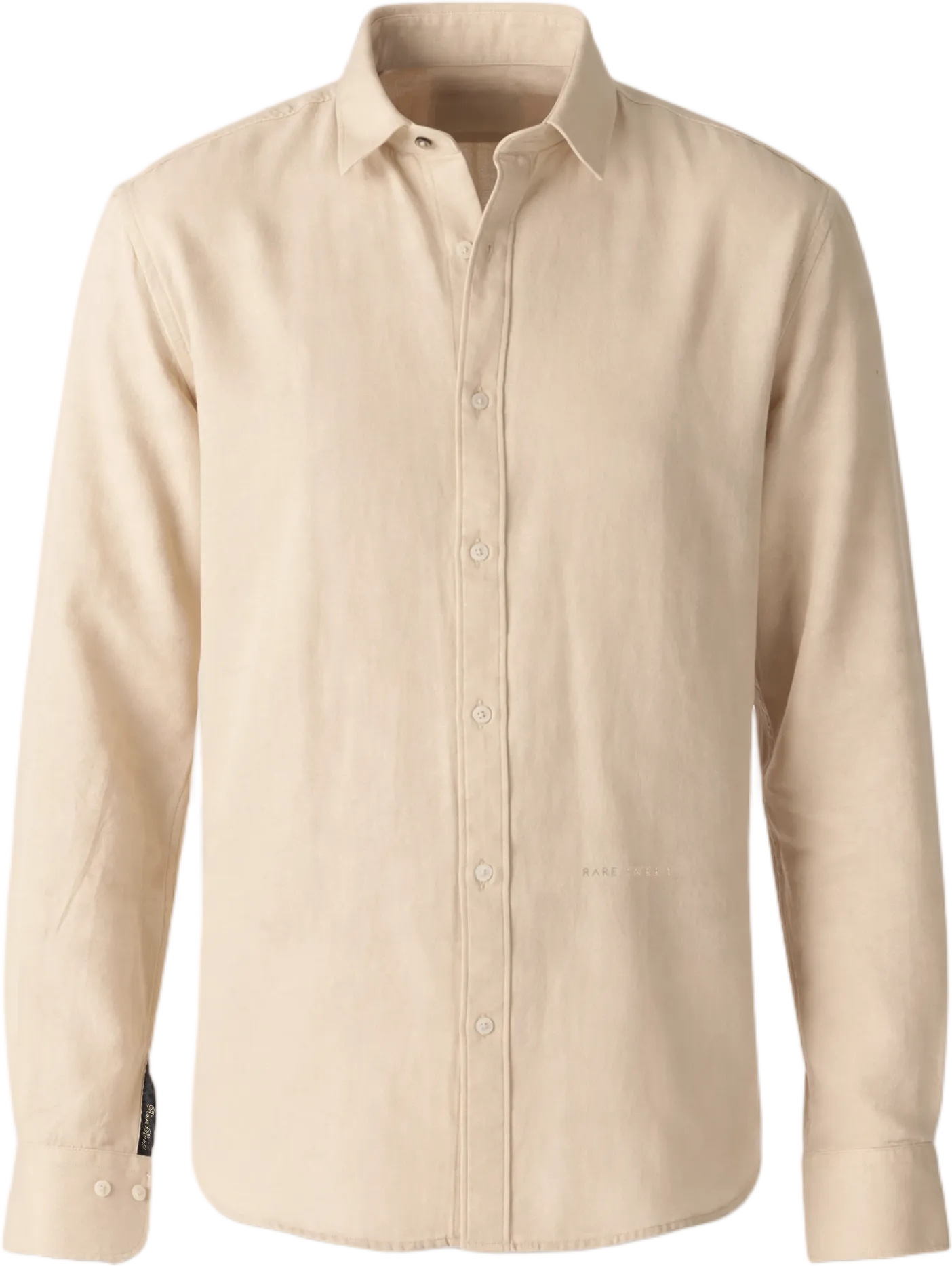 Men's Otago Cotton Shirt in Beige
