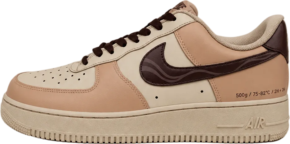 Nike AF1 Coffee-dyed