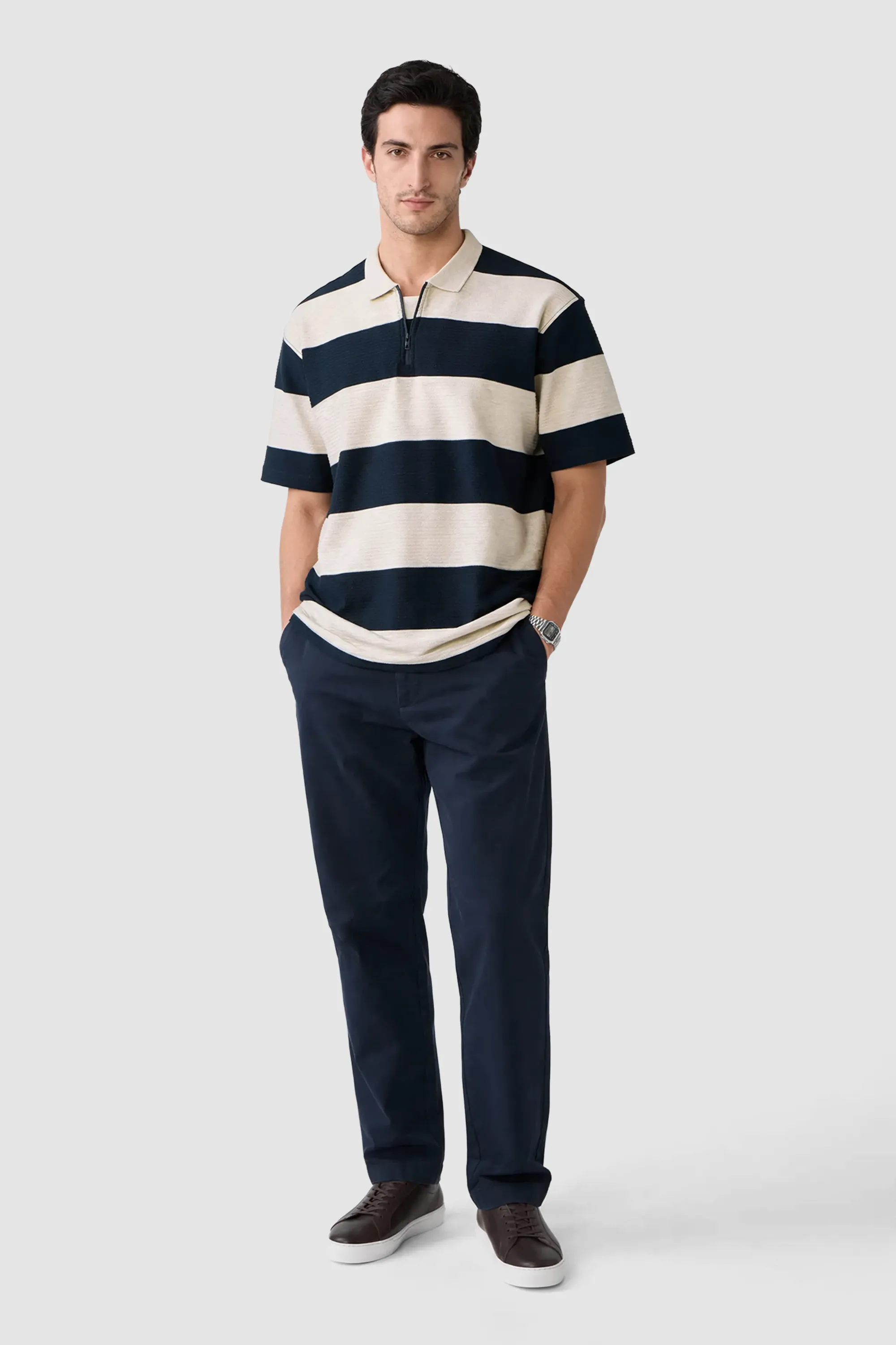 Quarter Zip Polo