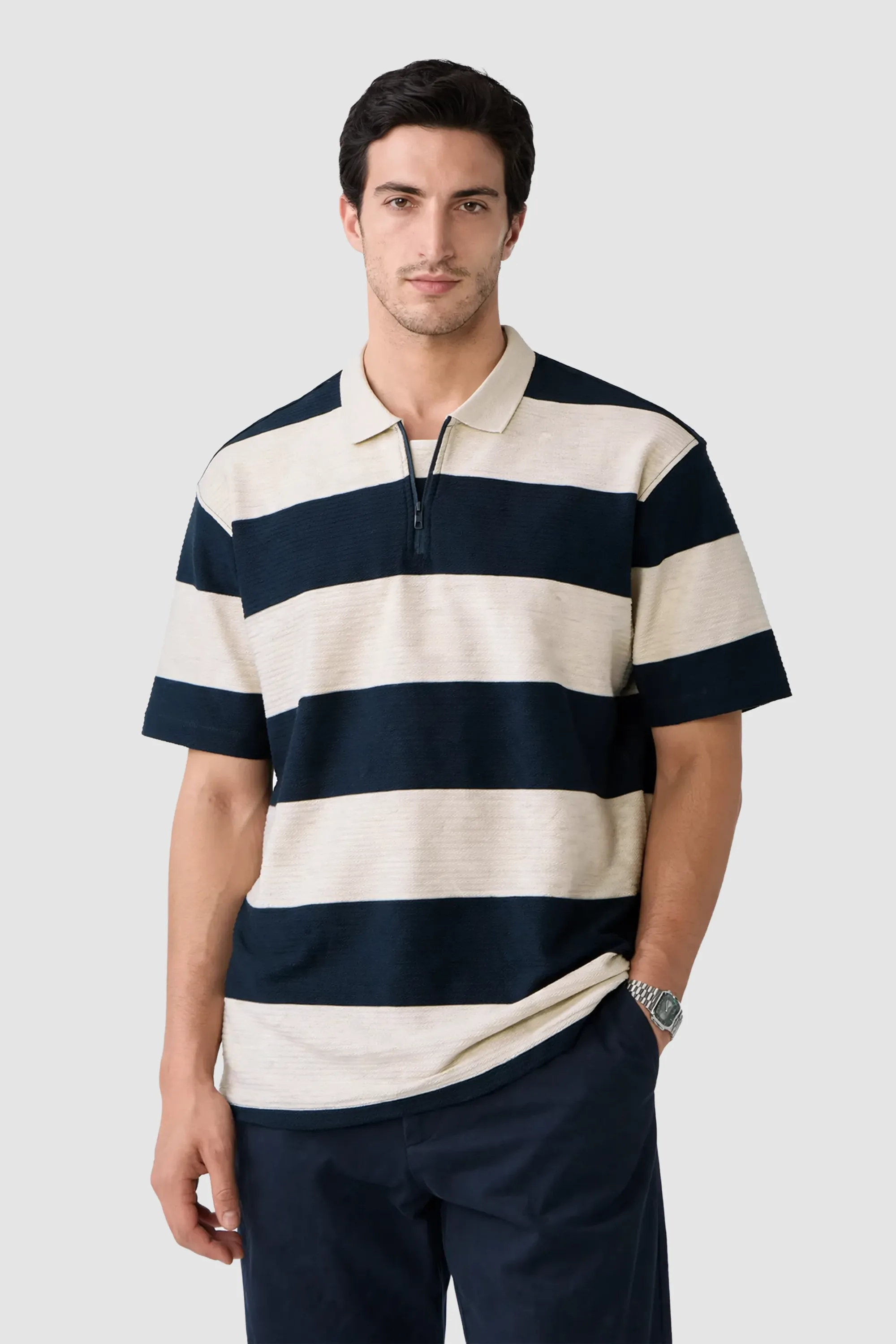 Quarter Zip Polo