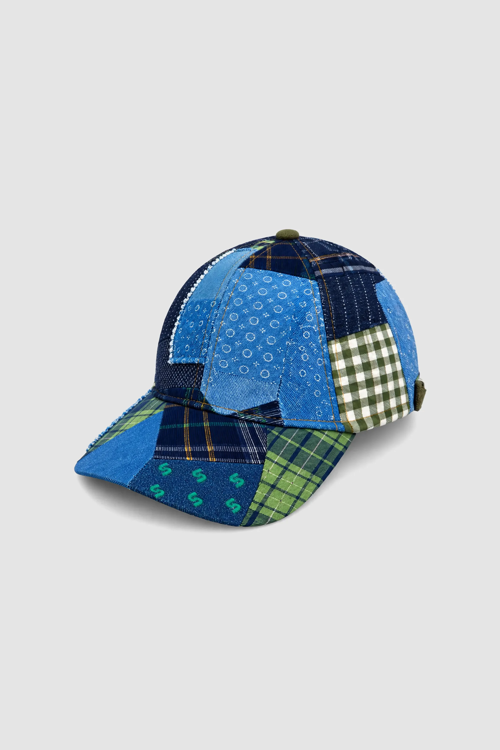 Denim Sashiko Cap