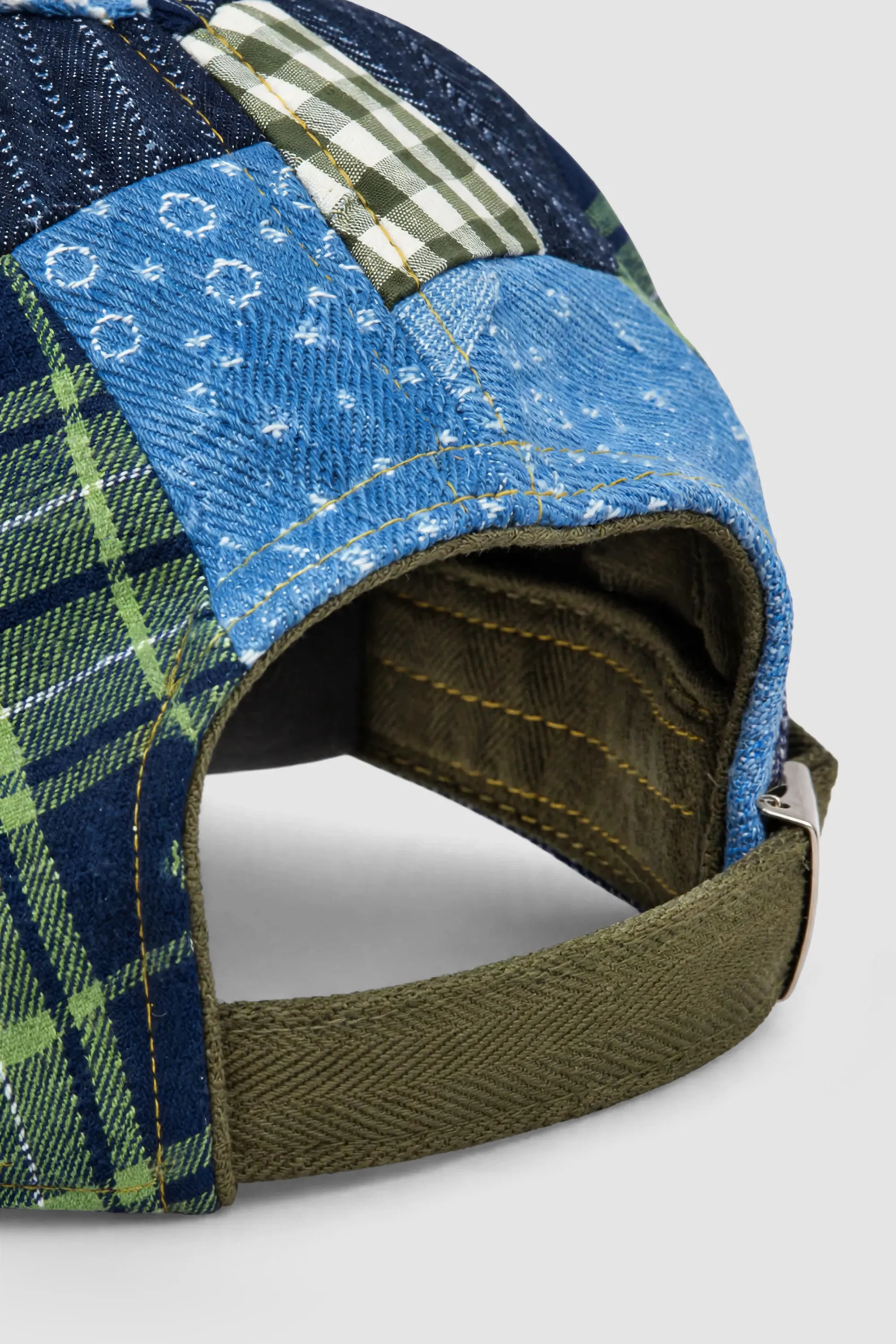 Denim Sashiko Cap