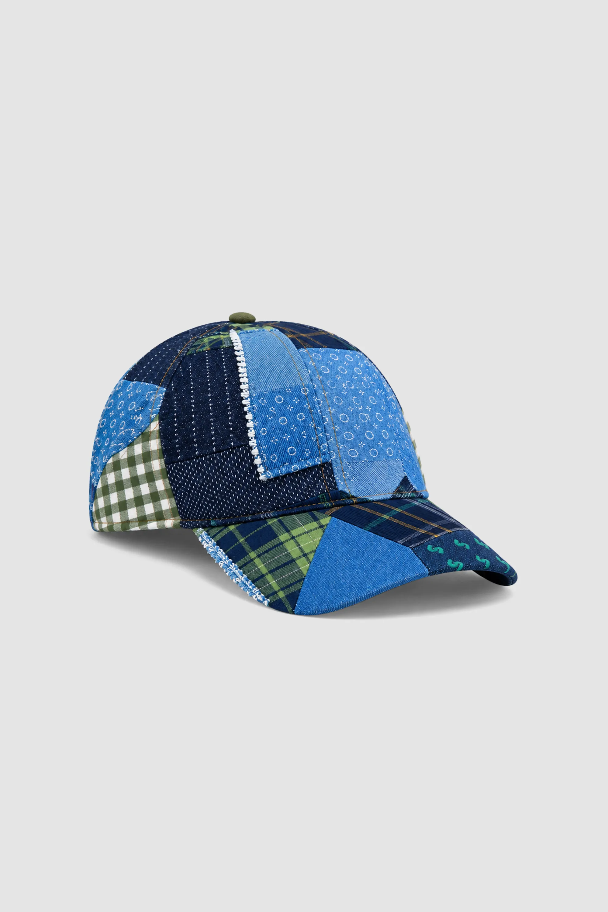 Denim Sashiko Cap